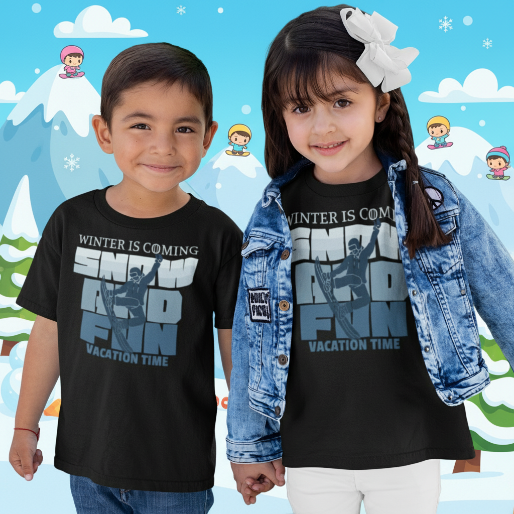 WINTER IS COMING SNOW AND FUN (Toddler 2t-5t)