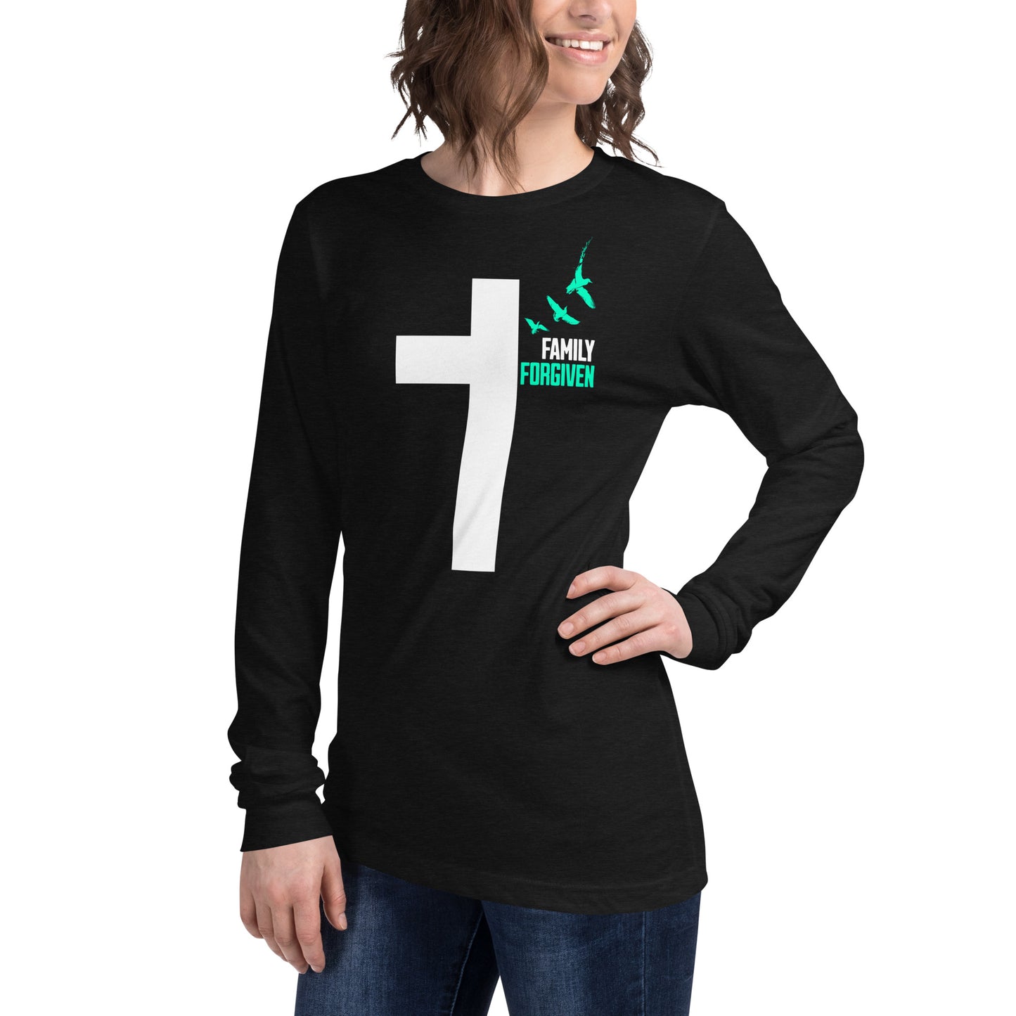 FAMILY/FORGIVEN Long Sleeve (Unisex 100% airlume combed ring-spun cotton)