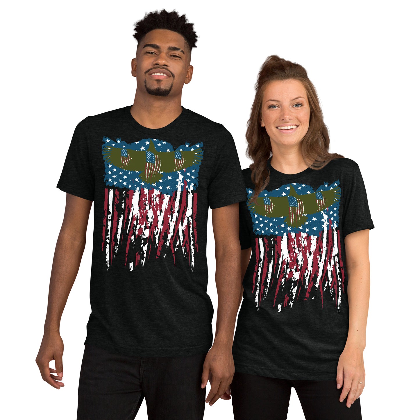 SOARING EAGLE FLAGS (Unisex Tri-Blend)